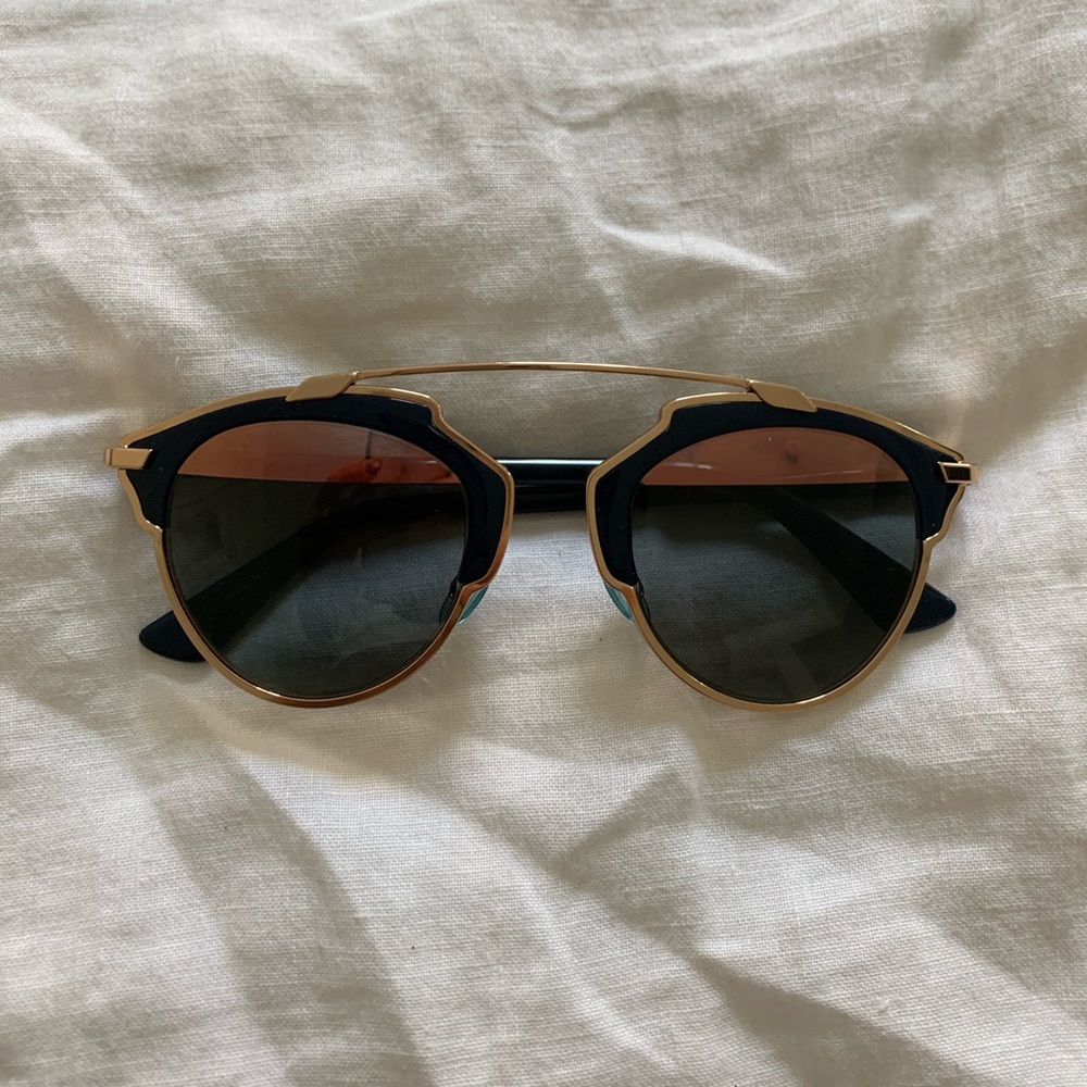 Dior So Real sunglasses - navy/rose gold unisex